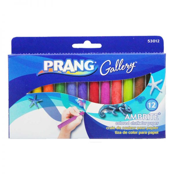 Prang® Ambrite™ Paper Chalk, 12 colors