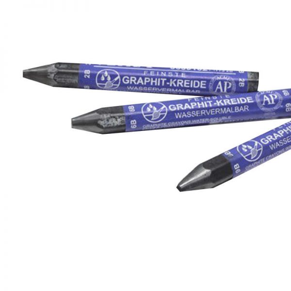 Lyra Rembrandt Water Soluble Graphite Crayons, Assorted Degrees, Set of 24