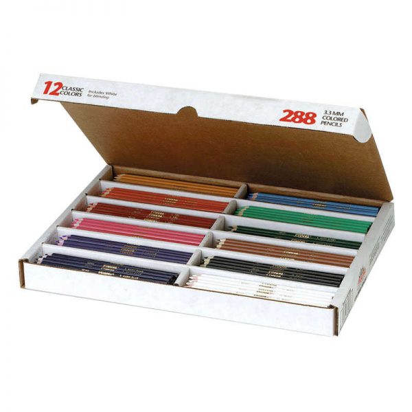 Prang® Colored Pencils Classpack, 288/Box