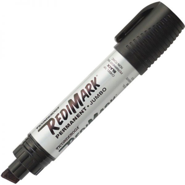 Ticonderoga® RediMark Jumbo Permanent Marker, Black
