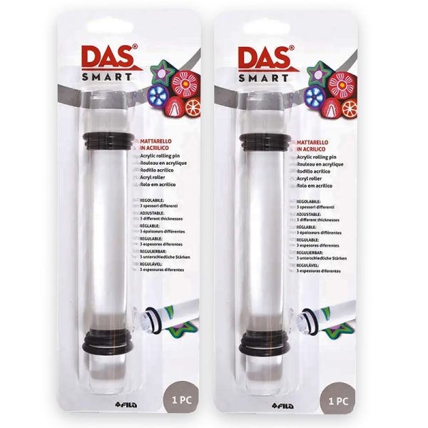 DAS® Smart Acrylic Rolling Pin, Pack of 2