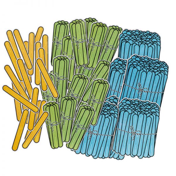 Dowling Magnets® Magnet Math™ Magnetic Demonstration Place Value Sticks