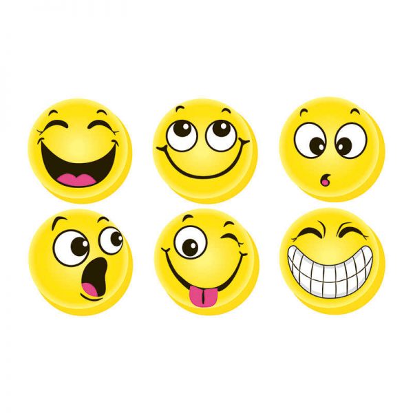 Dowling Magnets® Hero Magnets™ Emoji Big Button Magnets