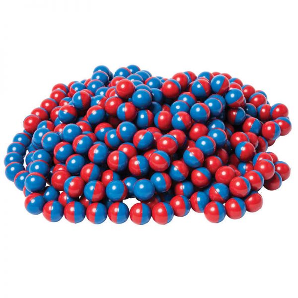 Dowling Magnets® North/South Magnet Marbles (Red/Blue) set of 400