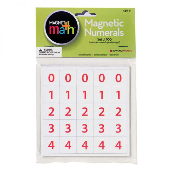 Dowling Magnets® Magnet Numerals, Set of 100