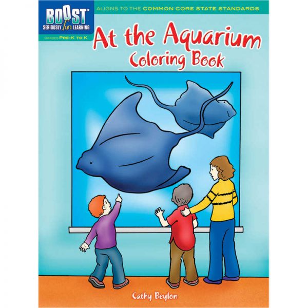 BOOST™ At the Aquarium Coloring Book