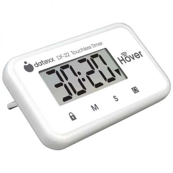 Datexx Miracle Hover Timer - Touchless Countdown Timer, White