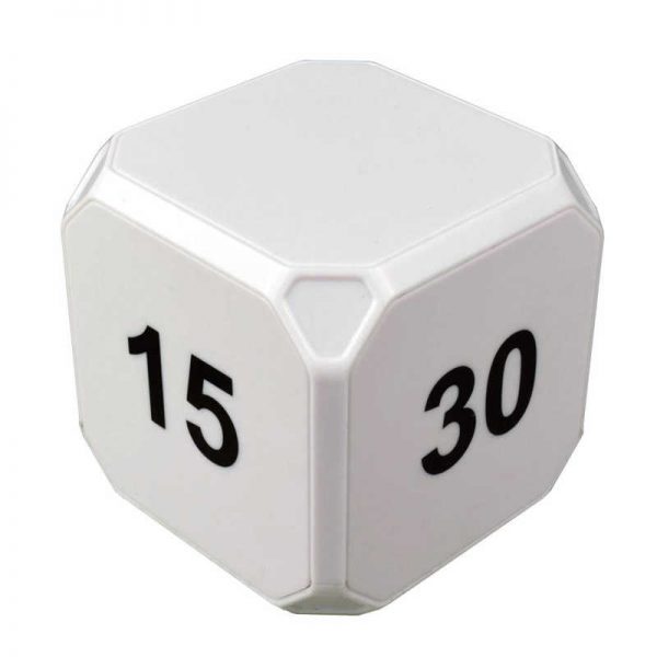 Datexx TimeCube® Plus 5-15-30-60 Minute Preset Timer- White