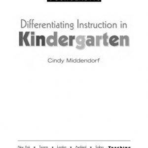 Differentiating Instruction in Kindergarten by Scholastic Teaching Resources SC-0439870291-987029