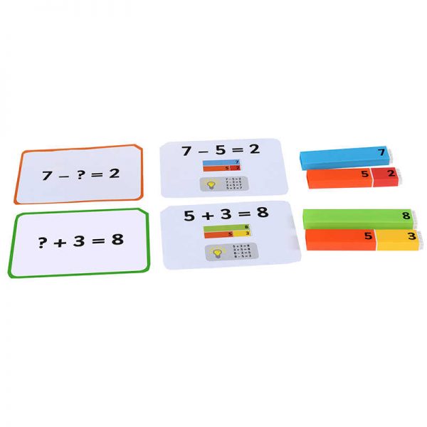 Educational Advantage Connecting Number Rods Work Cards