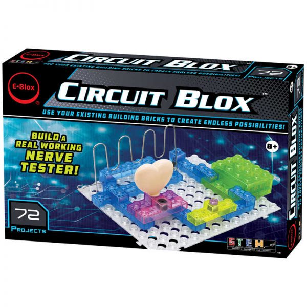 E-Blox® Circuit Blox 72, Circuit Board Building Blocks, 35 Pieces