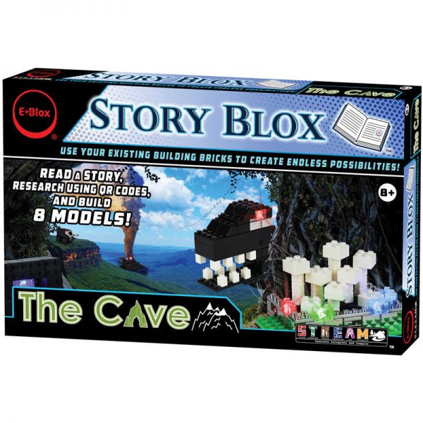 E-Blox® Story Blox - The Cave, Light-Up Building Blocks, 118 Pieces