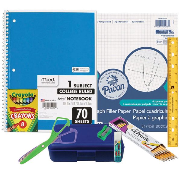 Multi-Brand Basic Elementary School Supply Kit