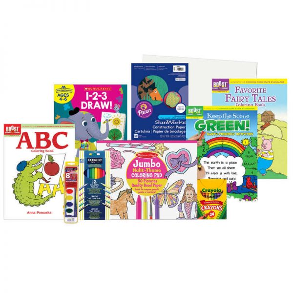 Multi-Brand Arts & Crafts Kit 6 Girl, Grades PK-2