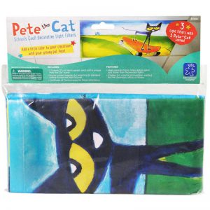 Educational Insights Pete the Cat School's Cool! Decorative Light Filters, Pack of 3