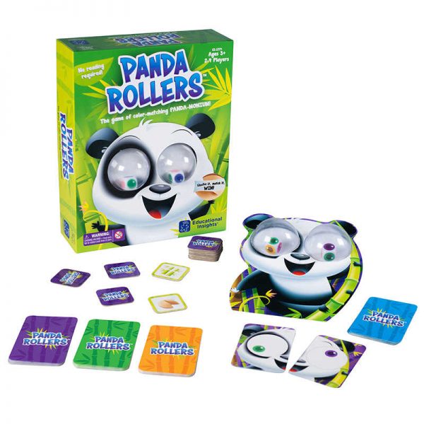 Educational Insights Panda Rollers™, The Game Of Color-Matching Panda-Monium!