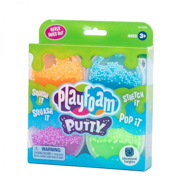 Educational Insights Playfoam® Putty, Pack of 4