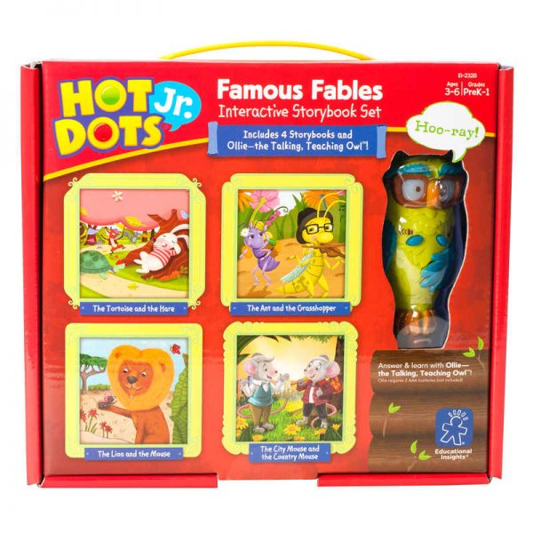 Educational Insights Hot Dots® Jr. Famous Fables Interactive Storybook Set