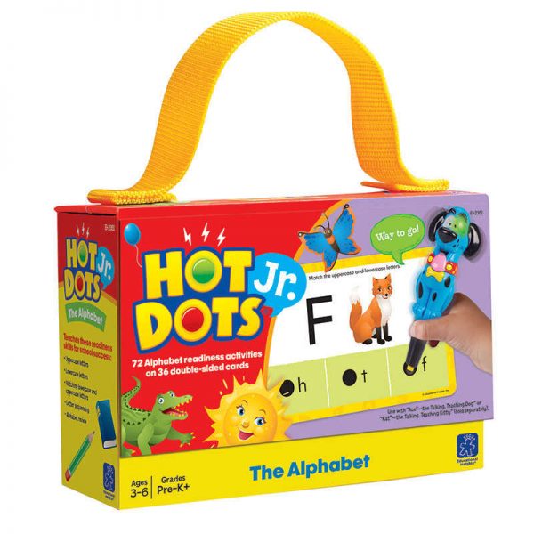 Educational Insights The Alphabet Hot Dots® Jr. Card Set, Pack of 72