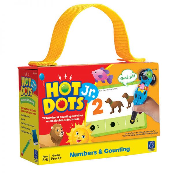 Educational Insights Numbers & Counting Hot Dots® Jr. Card Set, 72 Per Set