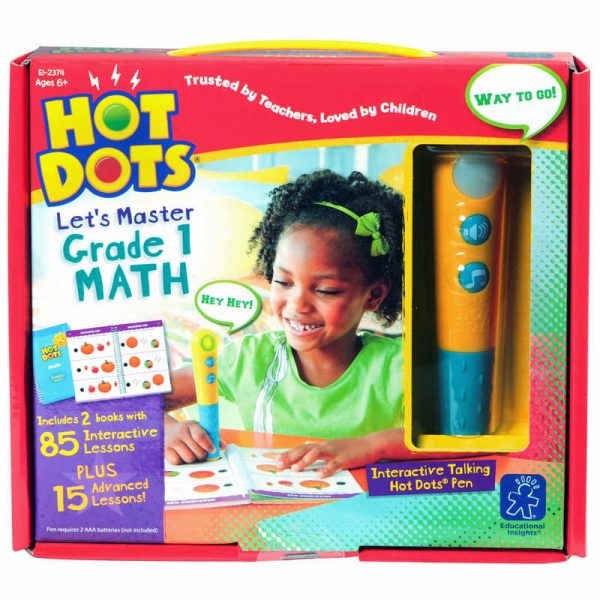 Educational Insights Hot Dots® Let’s Master Grade 1 Math