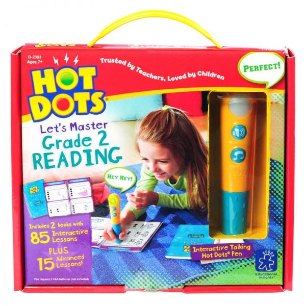 Educational Insights Hot Dots® Let's Master Grade 2 Reading