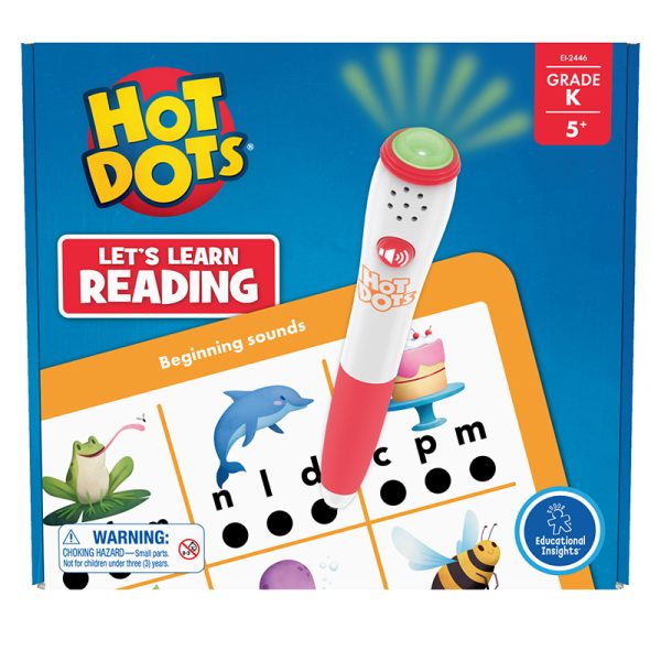 Educational Insights Hot Dots® Let's Learn Kindergarten Reading!