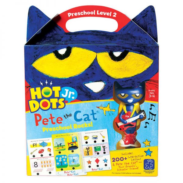 Educational Insights Hot Dots® Jr. Pete the Cat® Preschool Rocks! Set