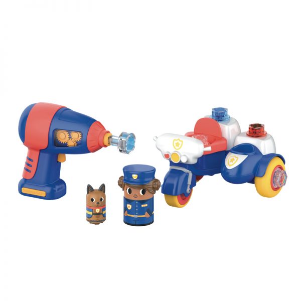 Educational Insights Design & Drill® Bolt Buddies™ Police Motorcycle