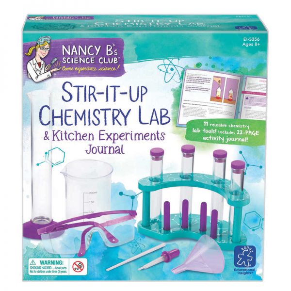 Educational Insights Nancy B's Science Club™ Stir-It-Up Chemistry Lab & Kitchen Experiments Journal