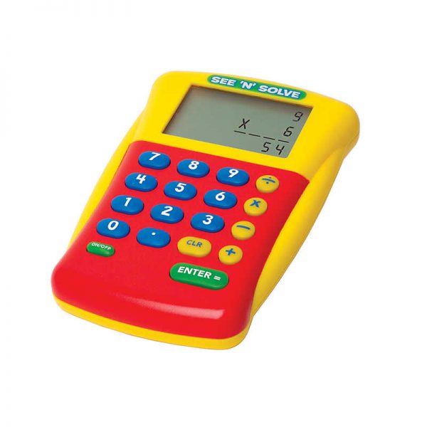 Educational Insights See 'n' Solve Visual Calculator Class Pack, Set of 12