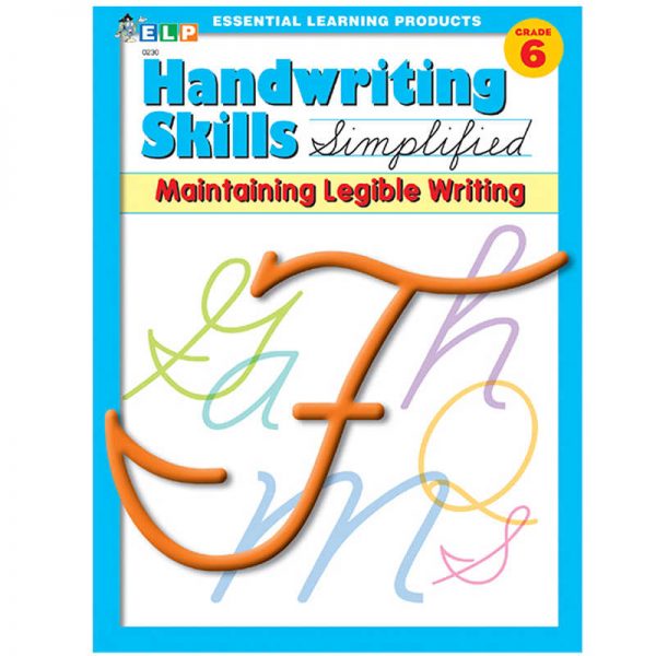Essential Learning Products Handwriting Skills Simplified Book: Maintaining Legible Writing