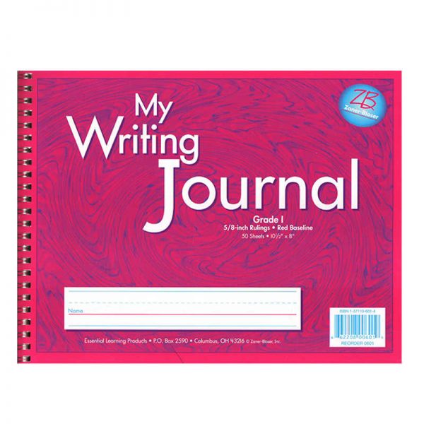 Zaner-Bloser® My Writing Journal, 5/8" Ruling, Grade 1, 50 Sheets