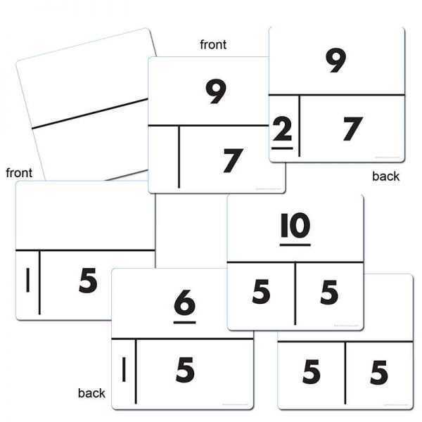 Sensational Math™ Part-Whole Activity Cards, 80 Cards, K-2