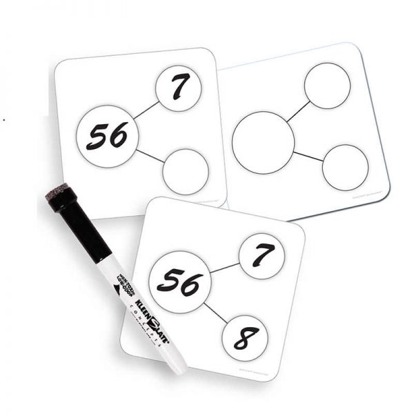 Sensational Math™ Write-On/Wipe-Off Number-Bonds Cards, Pack of 30