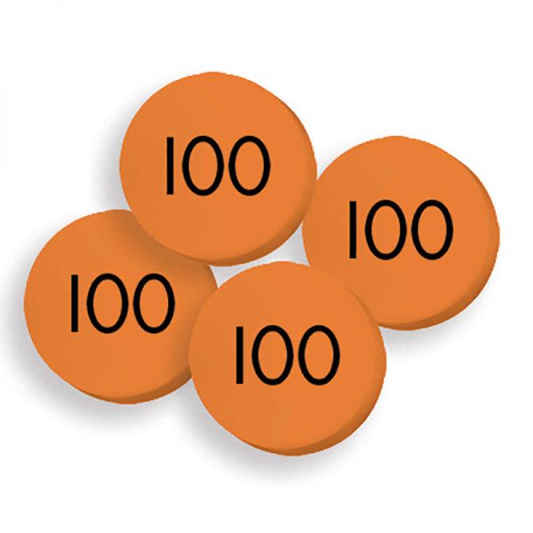 Sensational Math™ 100 Hundreds Place Value Discs Set