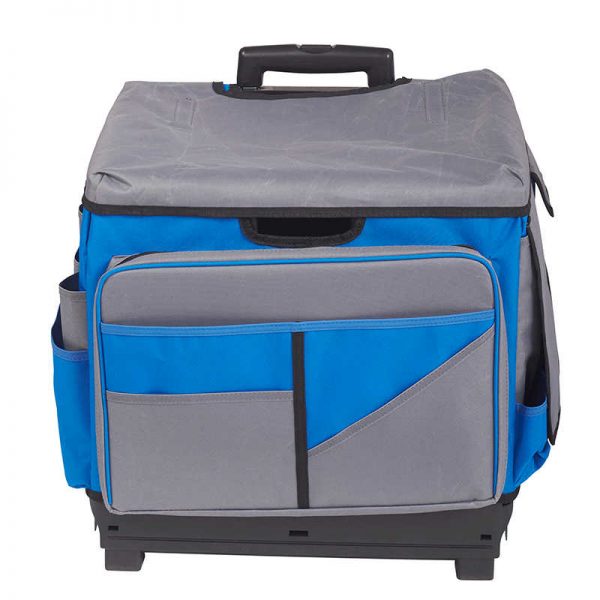 ECR4Kids Universal Rolling Cart and Organizer Bag, Blue
