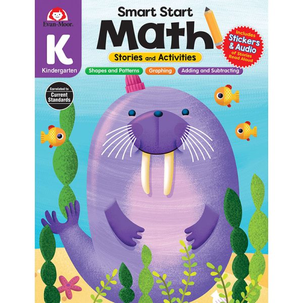 Evan-Moor Educational Publishers Smart Start: Math Stories and Activities, Grade K
