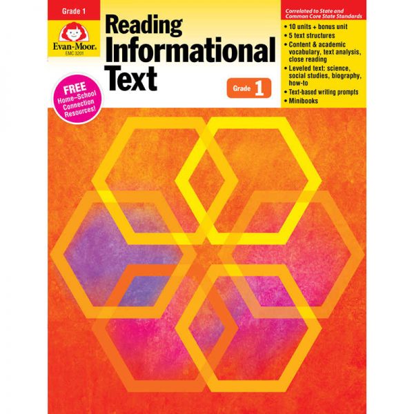 Evan-Moor Educational Publishers Reading Informational Text: Lessons for Common Core Mastery, Grade 1