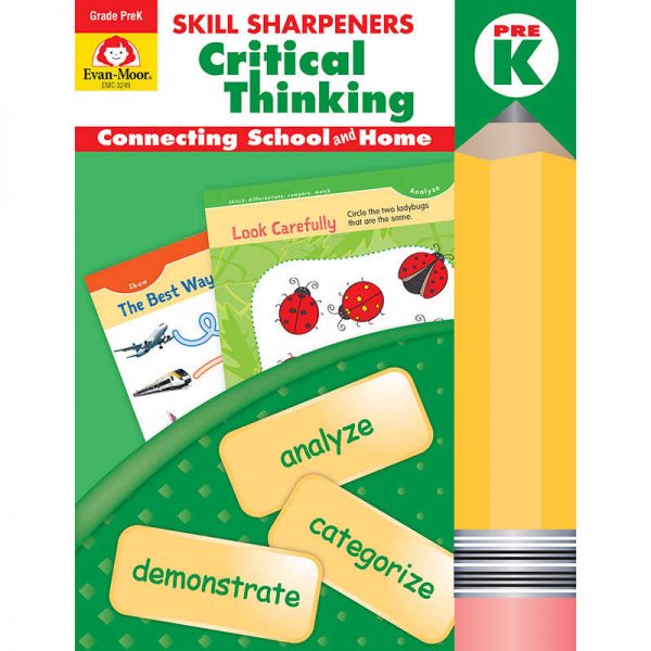 Evan-Moor Educational Publishers Skill Sharpeners Critical Thinking, Grade PreK