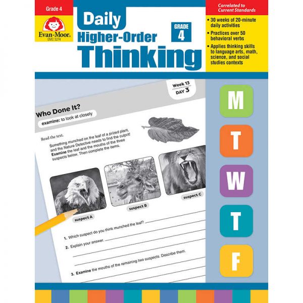 Evan-Moor Educational Publishers Daily Higher-Order Thinking, Grade 4