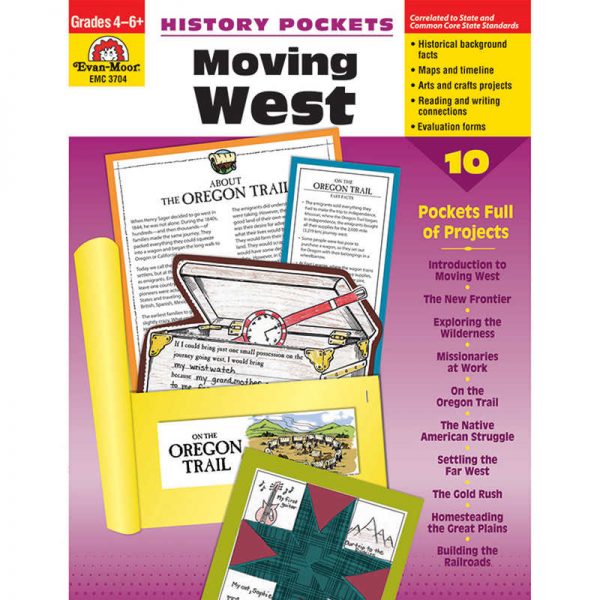 Evan-Moor Educational Publishers History Pockets, Moving West