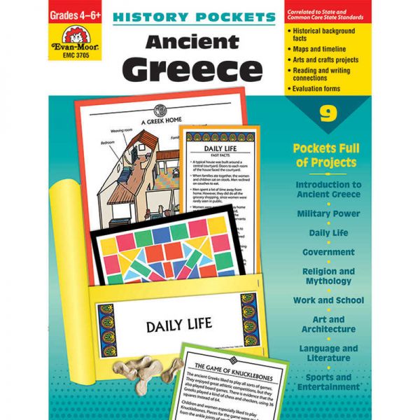 Evan-Moor Educational Publishers History Pockets, Ancient Greece