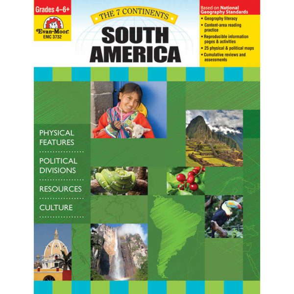 Evan-Moor Educational Publishers The 7 Continents: South America, Grades 4-6+