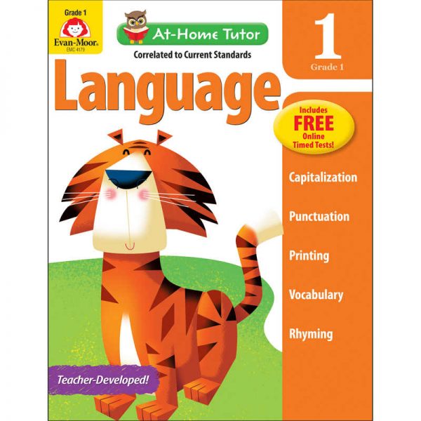 Evan-Moor Educational Publishers Home Tutor: Language, Grade 1 – (Sight Words)