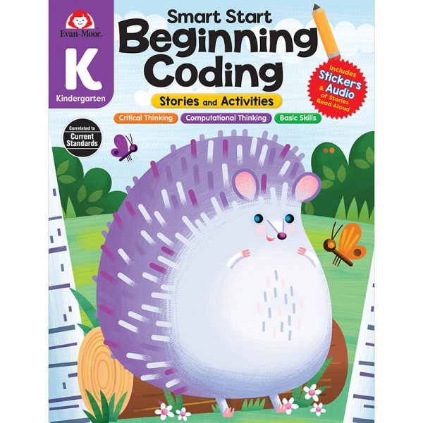 Evan-Moor Educational Publishers Smart Start: Beginning Coding Stories and Activities, Grade K