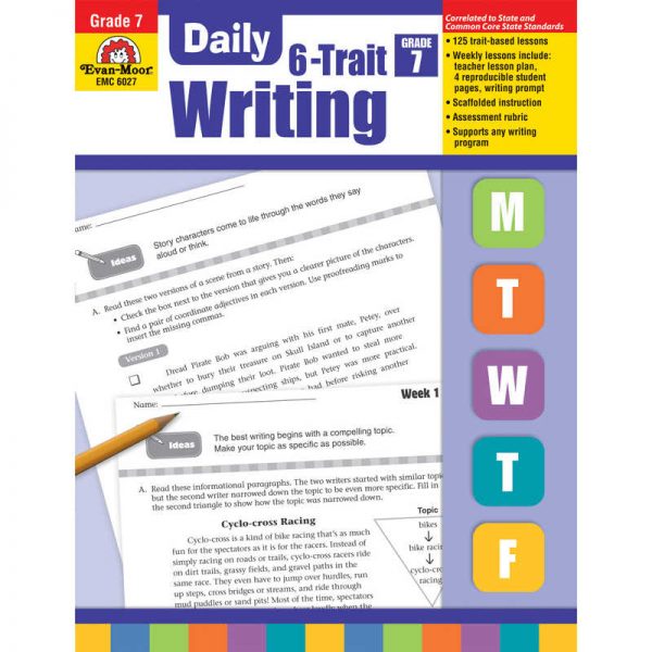 Evan-Moor Educational Publishers Daily 6-Trait Writing, Teacher's Edition, Grade 7