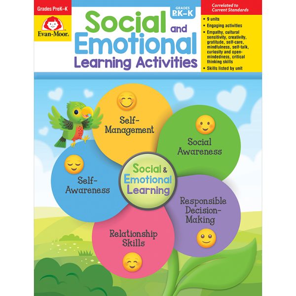 Evan-Moor Educational Publishers Social and Emotional Learning Activities, Grades PreK-K
