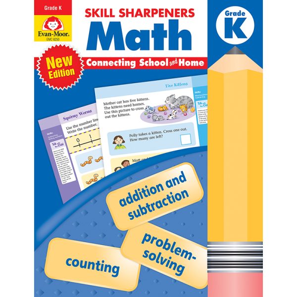 Evan-Moor Educational Publishers Skill Sharpeners: Math, Grade K