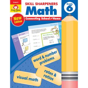 Evan-Moor Educational Publishers Skill Sharpeners: Math, Grade 6